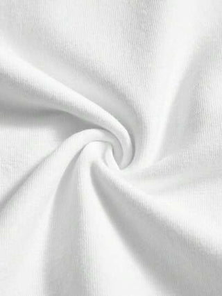 SHEIN تي شيرت صيفي برقبة دائرية وأكمام قصيرة طبعة إنجليزية عارضة للشباب الصغار