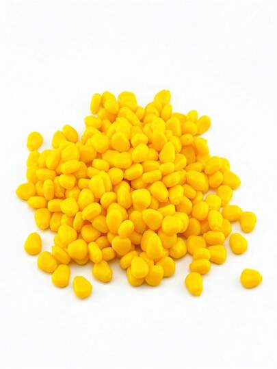 أسماك الصب Yellow100% السيليكون قرنفل شكل الطعم الطري 50 قطعة/مجموعة، مثالي لصيد القرموط وصيد الأسماك بالطعم