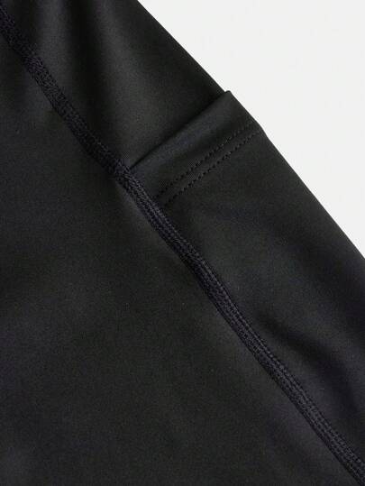 SHEIN Girlism جينز جاسوعي كاجوال أزرق داكن مع جيوب قياسية، طقم من قطعتين للمراهقات