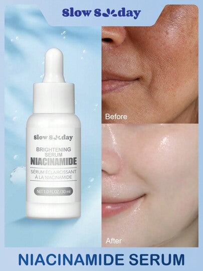 SlowSunday Niacinamide تفتيح المصل ، مصل تقلص المسام ، خلاصة الوجه المرطبة ، السائل تنقية المسام الجمال ، العناية بالبشرة ، أنماط الخريف والشتاء المريحة ، مناسبة لخريف الشتاء ، Y2K ، لعيد الهالوين ، الحفلات والهدايا ، ورأس السنة الجديدة ، هدية شكرا لك