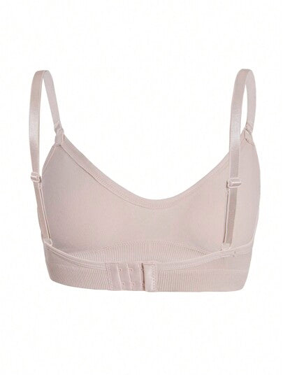 Shein Underwear&Sleepwear Basics 3 قطع حمالات صدر نسائية بلون سادة