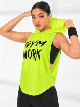 SHEIN Core Rhythm ملابس علوية خزان رياضي ذو ظهر متقاطع مطابق للجسم، ملابس علوية خزان للتمارين الرياضية