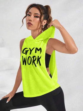 SHEIN Core Rhythm ملابس علوية خزان رياضي ذو ظهر متقاطع مطابق للجسم، ملابس علوية خزان للتمارين الرياضية
