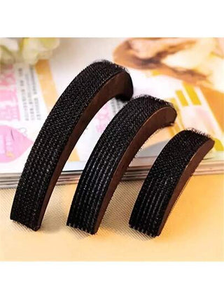 3pcs ، أدوات تصفيف الشعر Diy عصرية للحصول على ضربات جانبية واسعة وضربات شعر ، مشبك النحل مع وسادة إسفنجية لزيادة حجم الشعر ، وتصفيف شعر Diy للسيدات