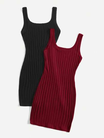 EZwear فستان خلاص مُحبوك للنساء