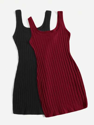 EZwear فستان خلاص مُحبوك للنساء