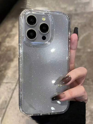 ROMWE غطاء هاتف أنيق يلمع وشفاف ويحمي الهاتف من التساقط متوافق مع Iphone 11 12 13 14 15 Pro Max