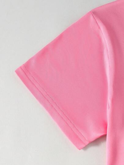 girls-sets مجموعة بنطلون جينز وبلوزة مطبوعة لطفلة في سن المراهقة مريحة وبسيطة مع طباعة سيارات وحروف