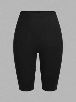 EZwear بنطلون كابري نسائي ضيق عالي الخصر بسيط عادي 3 قطع مناسب للصيف