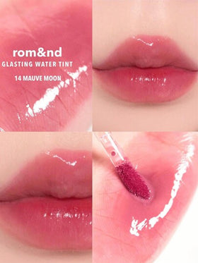 Rom&nd رومند جوسي لاستنج تينت 14 موف مون، أحمر شفاه سائل، لمعان عالي، تأثير مكياج مشرق، ترطيب طويل الأمد، تفتيح، مستحضرات تجميل طبيعية، أحمر شفاه يومي، مكياج كوري، طقم هدايا، 4 جرام / 0.14 أونصة