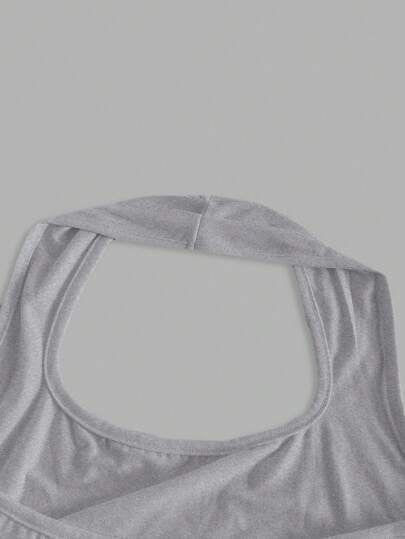 EZwear ملابس علوية أساسي كاجوال أكمام بلا أكمام لون بسيط، مناسب للنساء تصميم نحيف، صيفي