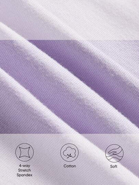 Cozy Pixies ملابس داخلية شتوية قصيرة الأكمام للرضع بناتي مقاس مضبوط أربع قطع/طقم مع دب محبوب، نقش نقطة مائلة ونقش زهور