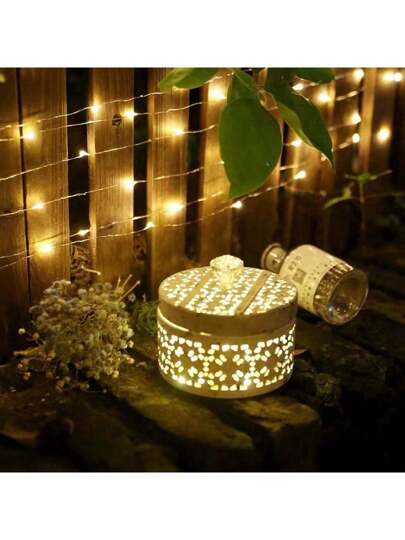 1 قطعة أضواء شمسية مضيئة للخارج 50/100/200/300 LED ، 8 أوضاع من الأسلاك النحاسية المضيئة ، أضواء سلسلة للاحتفالات والحدائق والديكور