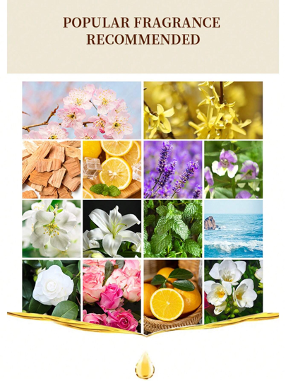 1 قطعة زجاجة تقطير 10مل بزيت أساسي عطري، 100% طبيعي خالص، تحتوي على 16 رائحة مختلفة، مناسبة لأجهزة البخار والمرطبات والتدليك، رائحة دائمة الاستمرار