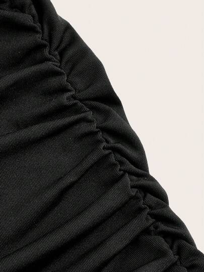 Sweetra تنورة نسائية باللون الأحادي ذات طيات وذيل سمكة، تنورة ماكسي للسيدات