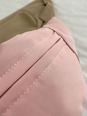 حقيبة كتف نايلون عصرية، حقيبة كتف لون سادة، حقيبة كتف كاجوال للنساء، مناسبة للرياضة الخارجية