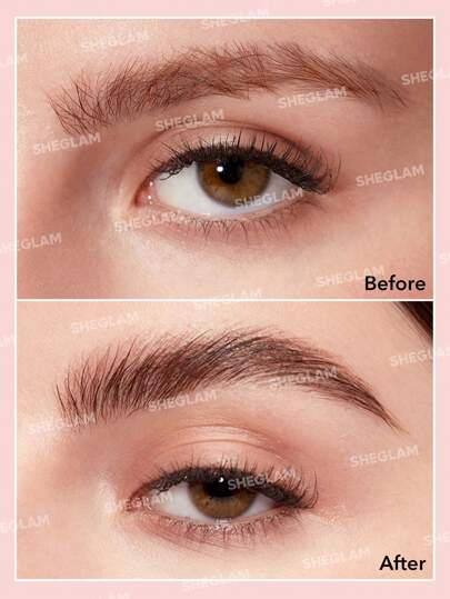 SHEGLAM قلم حواجب Better Brows طويل الأمد-لون بني بني مقاوم للماء، قلم حواجب أوتوماتيكي سهل التلوين، ناعم كالحرير، تشكيل طبيعي، تحديد الخطوط العريضة، ملء مكياج الحواجب عيد الأب التخرج عيد الميلاد العطلة الربيع الصيف Y2K فاخر أزياء مكياج مستحضرات...