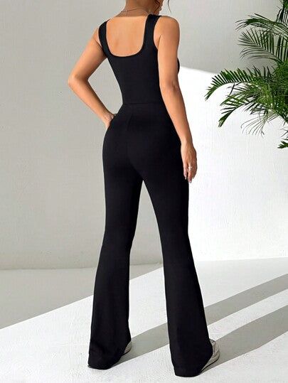 SHEIN EZwear بدلة قصيرة للنساء بلون سادة و بطابع عملي