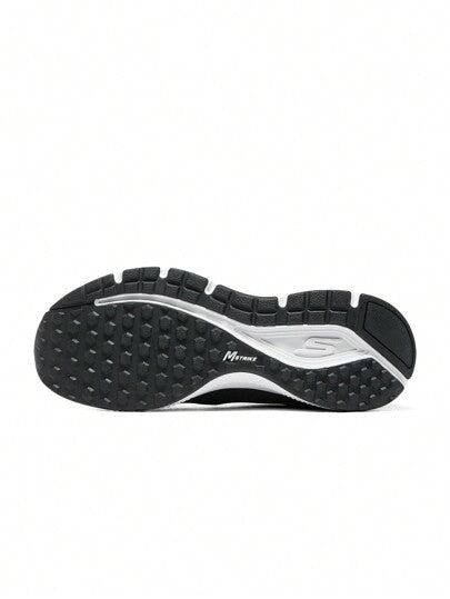 Skechers أحذية الرجال للرياضة والجري، حذاء رياضي خفيف من الشبكة 220375-BKW