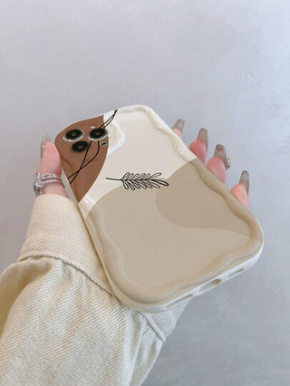 حالة هاتف من مادة TPU مع لون الورقة وحماية للكاميرا، تصميم بسيط وجميل متوافق مع IPhone 11/12/13/13 برو ماكس/14 برو ماكس، IPhone 15/15 برو/15 بلس/15 برو ماكس، 16 برو ماكس، سلسلة