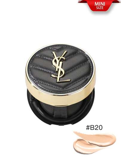 Yves Saint Laurent وحدة YSL [ميني] وسادة إنكر دو بو لومينوس ماتي أساس وسادة #20 5 جرام / ملمس كريمي ، تغطية عالية ، مكياج طويل الأمد. / أساس وسادة ماتي طويل الأمد لمدة 24 ساعة مع فوائد العناية بالبشرة.