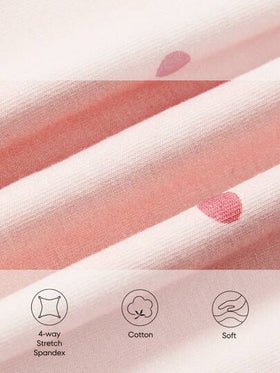 Cozy Pixies مجموعتين من بيجاما الأطفال للفتيات مكونة من بدلة قطنية بأكمام قصيرة وياقة دائرية وبنطلون يتناسب بإحكام مع القدم