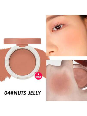 HOLIKA HOLIKA 4.2 جرام أحمر خدود جيلي رقم 04 جوز الهند، بصيغة كريمية ناعمة، قابل للبناء، أحمر خدود كريمي كوري