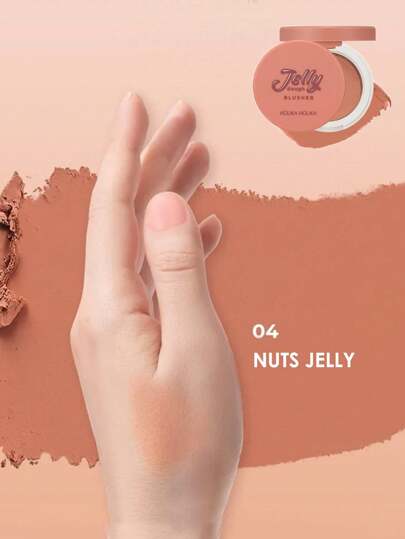 HOLIKA HOLIKA 4.2 جرام أحمر خدود جيلي رقم 04 جوز الهند، بصيغة كريمية ناعمة، قابل للبناء، أحمر خدود كريمي كوري