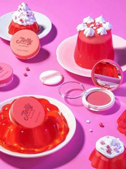 HOLIKA HOLIKA 4.2 جرام أحمر خدود جيلي رقم 04 جوز الهند، بصيغة كريمية ناعمة، قابل للبناء، أحمر خدود كريمي كوري