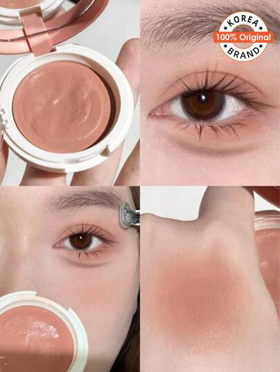 HOLIKA HOLIKA 4.2 جرام أحمر خدود جيلي رقم 04 جوز الهند، بصيغة كريمية ناعمة، قابل للبناء، أحمر خدود كريمي كوري