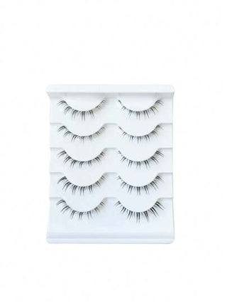 Beauty Showme 5 أزواج تمديدات العين السفلية للرموش، مجموعة أطقم رموش سفلية وعلوية زائفة للرموش السفلية مع تجعيد J الآسيوي، ذيل السنجاب والرموش المنسدلة وتجعيد J لكل رمشة، كورية، مجموعة منفردة للرموش السفلية زائفة، رموش سفلية صغيرة وزائفة، مع كتل...
