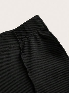 SHEIN MOD بنطلون نسائي فضفاض مع حافة خس مطاطية
