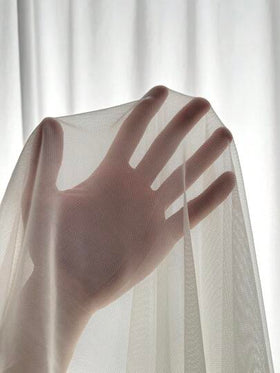 Crystal Vow فستان نوم نسائي من الدانتيل بتصميم زهرة ثلاثية الأبعاد وشفاف للعرائس