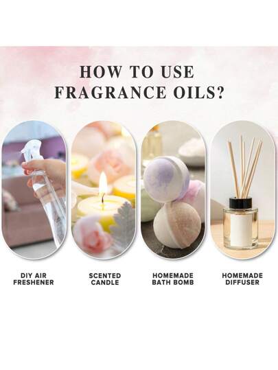 PHATOIL زيت عطري (عطر) بسعة 10 مل تقريبًا /0.33 السوائل الأونصة، زيوت عطرية برائحة الفواكه مع قطارة جوز الهند والفانيليا، علكة الفقاعات، نسيم البحر، أزهار البارما البنفسجية، زهر البرتقال، الفريزيا، الحلوى المشوية، التفاح، المانجو، الفراولة، الكرز،...