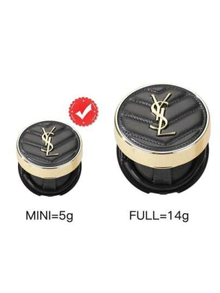 Yves Saint Laurent وسادة [ميني] CUSHION ENCRE DE PEAU LUMINOUS MATTE CUSHION FOUNDATION 20 كريم أساس خمسة جرام، أساس ذو تغطية عالية وثابت لفترة طويلة