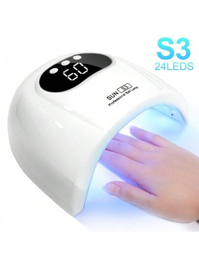 LIMEGIRL مصباح مانيكير Uv/led 2 في 1 Uv Led لتجفيف أظافر الجيل الذي يعمل بتقنية Uv بعرض شاشة Lcd وكاشف حركة اليدين