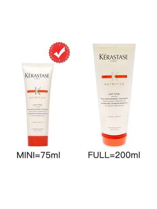 Kérastase كيراستيز [ميني] بلسم مرطب لتغذية ملطف للشعر الجاف 75 مل. يضيف الرطوبة والبريق والتغذية. بلسم منعم وملطف عميق. مع نياسيناميد. للشعر الجاف من الناعم إلى المتوسط