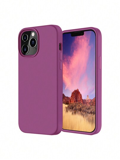 غطاء هاتف من السيليكون السائل سمك 2 مم، متوافق مع هواتف آيفون 16، 15، 14، 13، 12، 11 برو ماكس و S24 Ultra، S23، S22، S25، غطاء حماية كامل للجسم