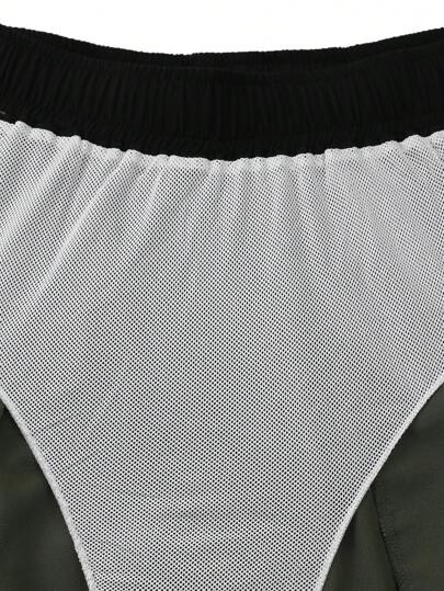 Manfinity KASUA شورت شاطئي للرجال بحشو الألوان وسحاب الخصر، طابع هاواي