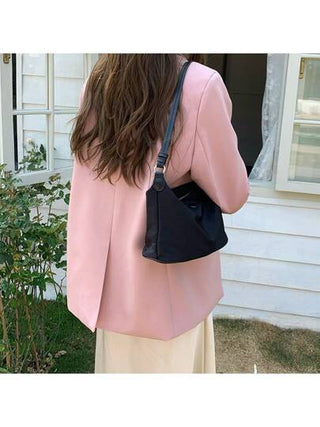 أحذية أوكسفورد حريمي حقيبة كتف للنساء بنمط كوريا إنستغرام،قماش أكسفورد خفيف الوزن مقاوم للماء، حقيبة كتف صغيرة للمدرسة 2024 موسم الربيع/الصيف