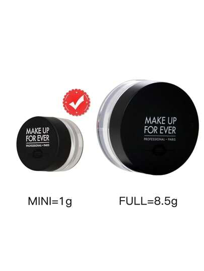 Make Up For Ever ميك أب فور إيفر [حجم صغير] بودرة مكبرة فائقة الدقة 1 جرام / بودرة ذات تأثيرات تشتيت الضوء وتمويه فائقة، تخلق مظهرًا خاليًا من العيوب مناسبة لجميع درجات لون البشرة وظروف الإضاءة. / استمتع بالشعور الخفيف والهوائي لهذه البودرة للحصول على...