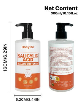 منتج ترطيب عميق للقدمين 300 مل يحتوي على حمض الساليسيليك. مرطب للقدمين الجافة والتي تتشقق. منع التشققات. يجعل القدمين ناعمة وسلسة. مناسب للركبتين والكوعين. ينتج عنه رعاية كاملة للقدمين والبشرة.