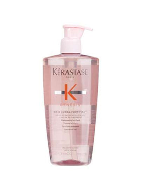 Kérastase شامبو كيراستاز جينيسيس بان هيدرا-فورتيفيان 500 مل، شامبو تقوية لطيف للشعر الطبيعي إلى الدهني، الهش والمعرض للتكسر، يقلل من التكسر الناتج عن التمشيط، يقوي الشعر الهش والتالف، يغذي الشعر، خالي من السيليكون، مناسب للشعر الرقيق أو الدهني