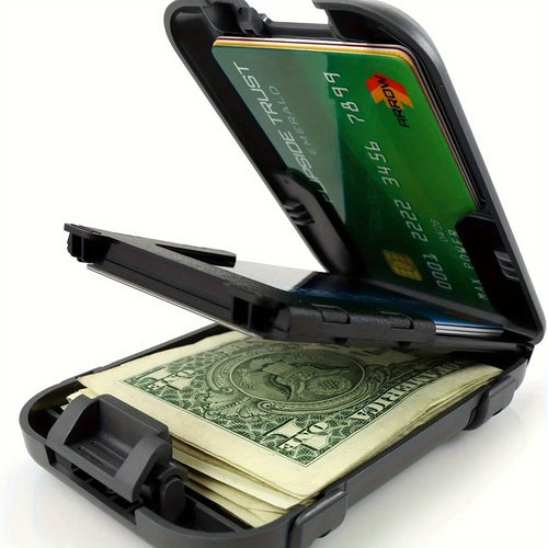 محفظة بلوك RFID بسيطة وعصرية، حامل بطاقات رجالي فائقة الرقة