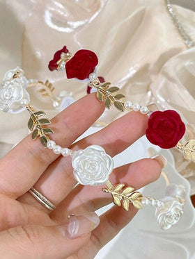 قطعتان شريط رأس مزين بخرز اصطناعي، بطراز فرنسي عتيق وصيفي راقي، إكسسوارات تصميم فريد، للنساء، أدوات الشعر، إكسسوارات تجميل، مجعد للنساء، الخريف، السفر، إكسسوارات النساء، أدوات الشعر، الهدايا، السفر، هدايا للنساء، أدوات الشعر، هدايا ملء الجوارب، هدايا ملء
