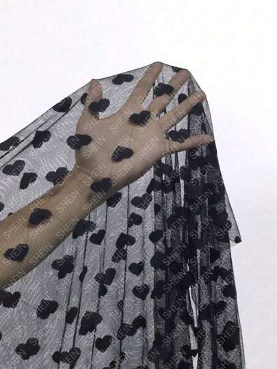 SHEIN فستان نوم نسائي بسيط بلون أحادي مع تطريز دانتيل وظهر مكشوف