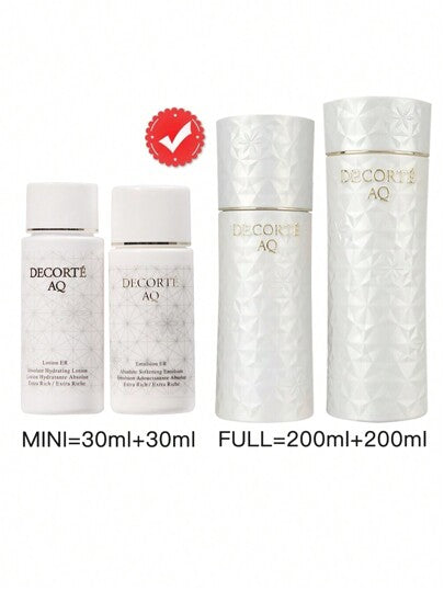 DECORTÉ [ميني] لوشن AQ مغني جدا + [ميني] كريم AQ مغني جدا [30مل+30مل]