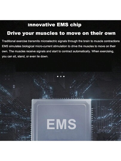 حزام تحديد عضلات EMS لاسلكي للبطن بقطعة واحدة - مدرب للبطن لتمارين المنزل والمكتب - معدات للياقة البدنية للرجال والنساء