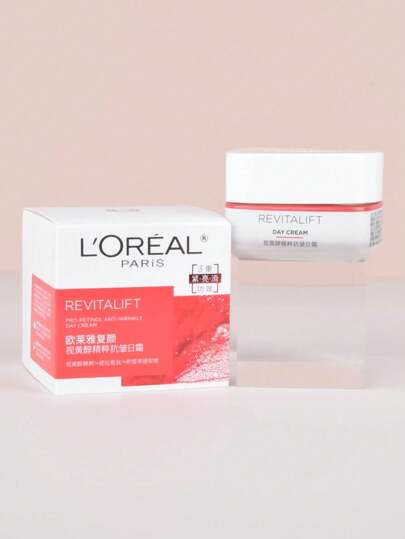 L'Oreal كريم نهاري مضاد للتجاعيد بمستخلص الريتينول [ميني] ريفايتاليفت بحجم 25مل