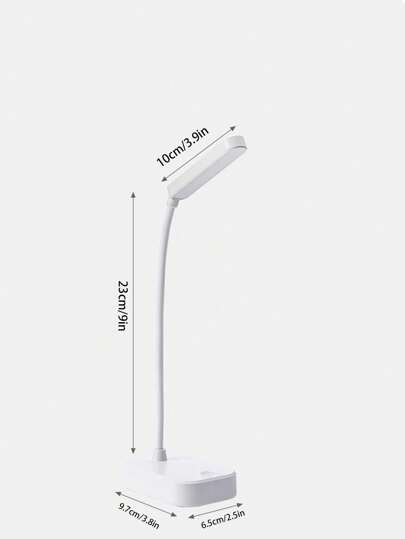 مصباح مكتبي LED قابل للشحن ويعمل بالبطارية ، ويشحن عن طريق ال USB ، مع 3 أوضاع للألوان وإضاءة قابلة للتعديل ، مناسب للمنزل والمكتب